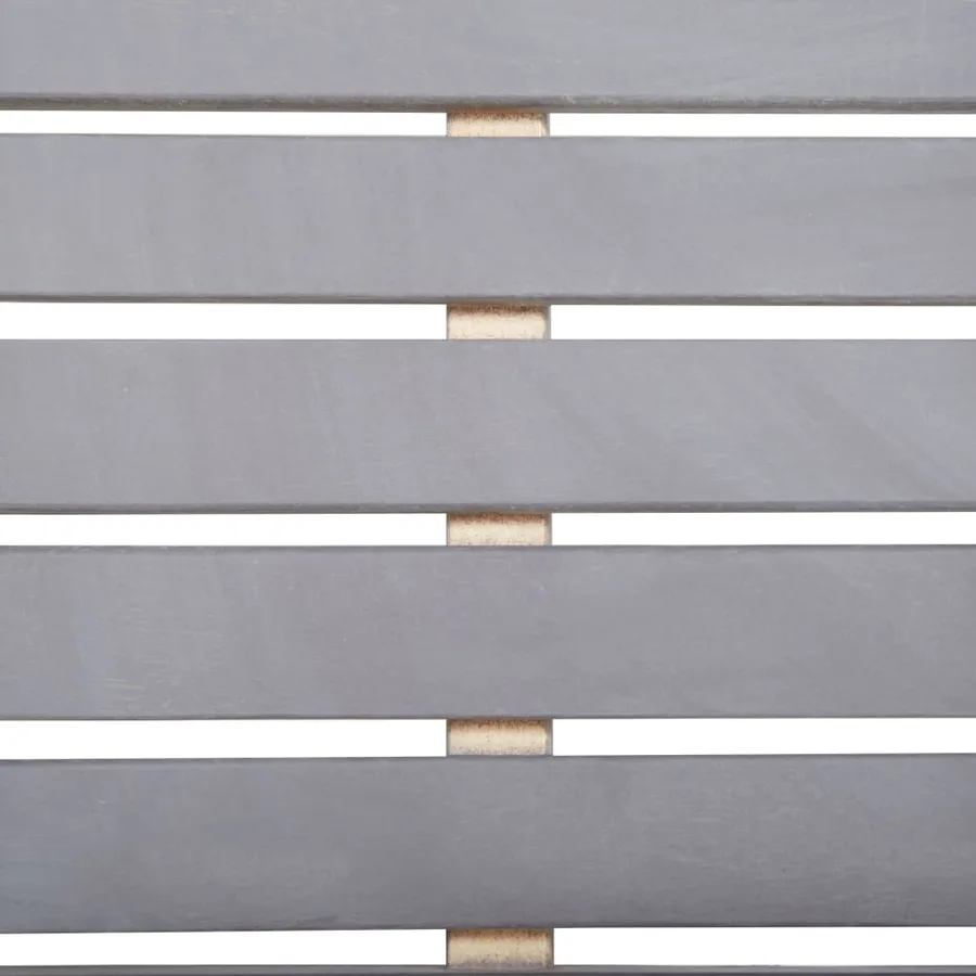 Ensemble à manger d'extérieur 5 pcs Gris Bois d'acacia solide - 9