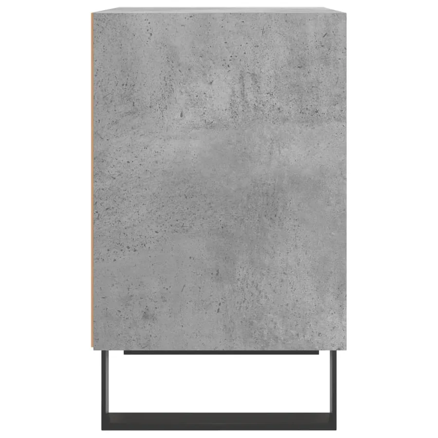 Tables de chevet 2 pcs gris béton 40x30x50 cm bois d'ingénierie - 6