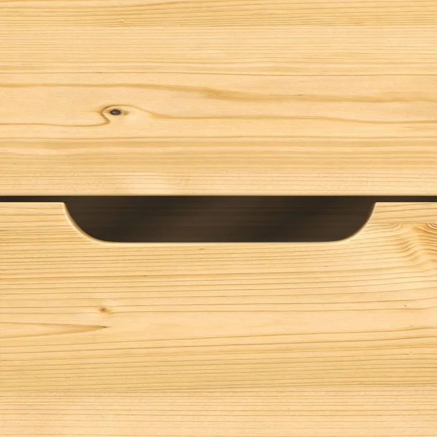 Lit de jour avec 5 tiroirs 90x200 cm bois massif de pin IRUN - 7