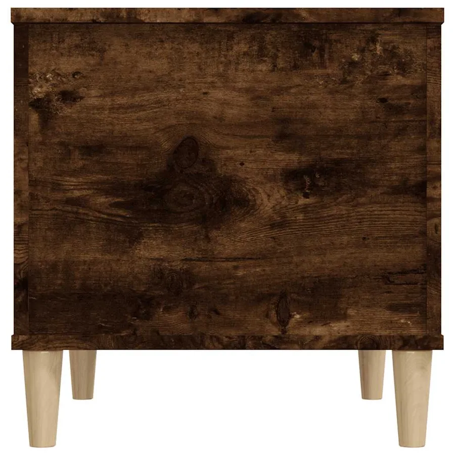 Table basse Chêne fumé 60x44,5x45 cm Bois d'ingénierie - 6