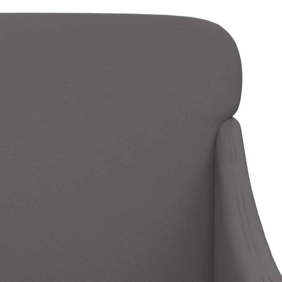 Banc Gris 110x76x80 cm Similicuir - 6