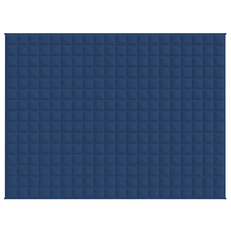 Couverture lestée Bleu 150x200 cm 7 kg Tissu - 3