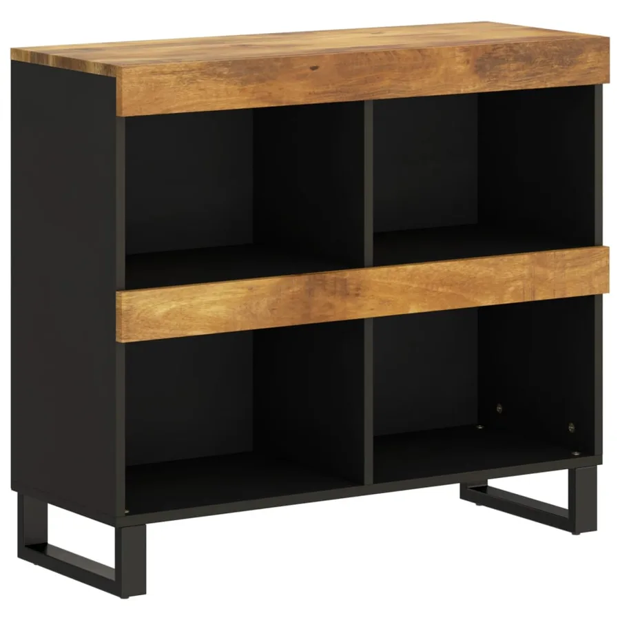 Armoire latérale 85x33x75 cm bois massif de manguier - 2