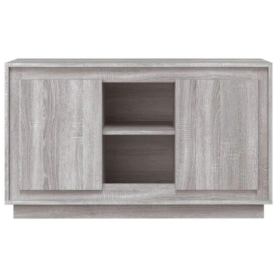 Buffet sonoma gris 102x35x60 cm bois d'ingénierie - 5