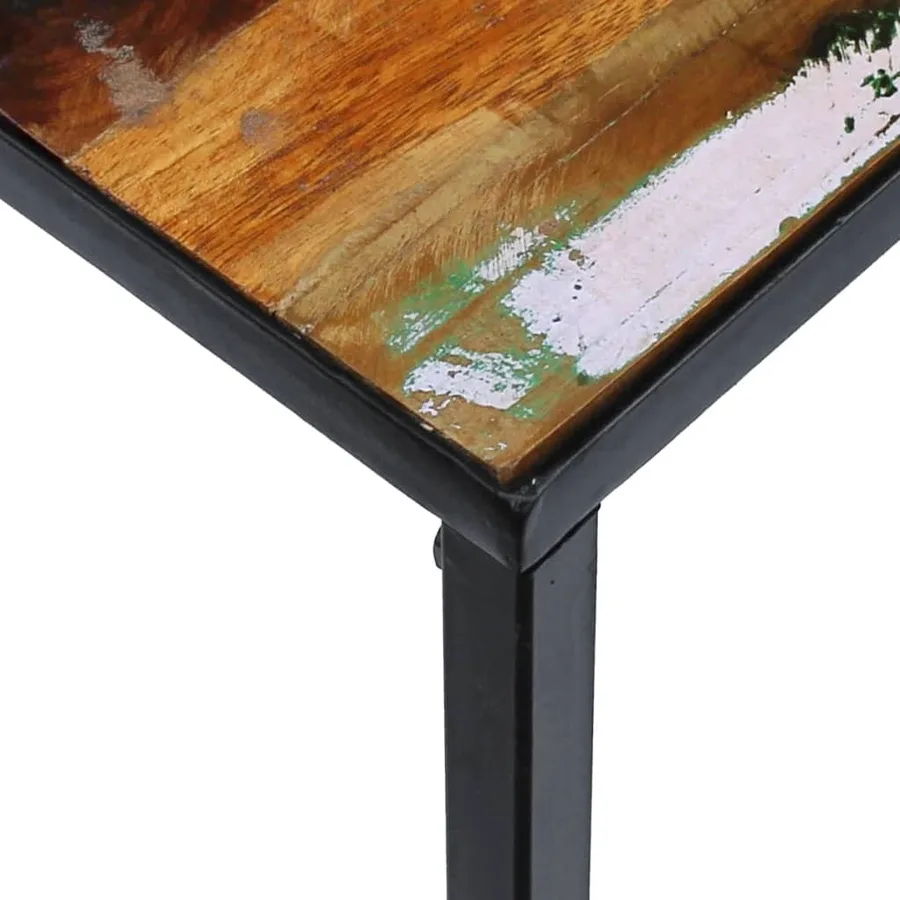Table basse Bois de récupération massif 100x60x40 cm - 7