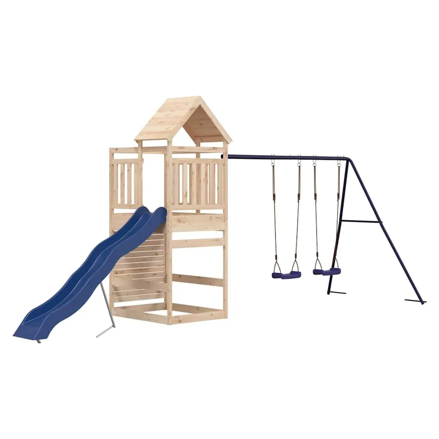 Aire de jeux d'extérieur bois de pin massif - 2