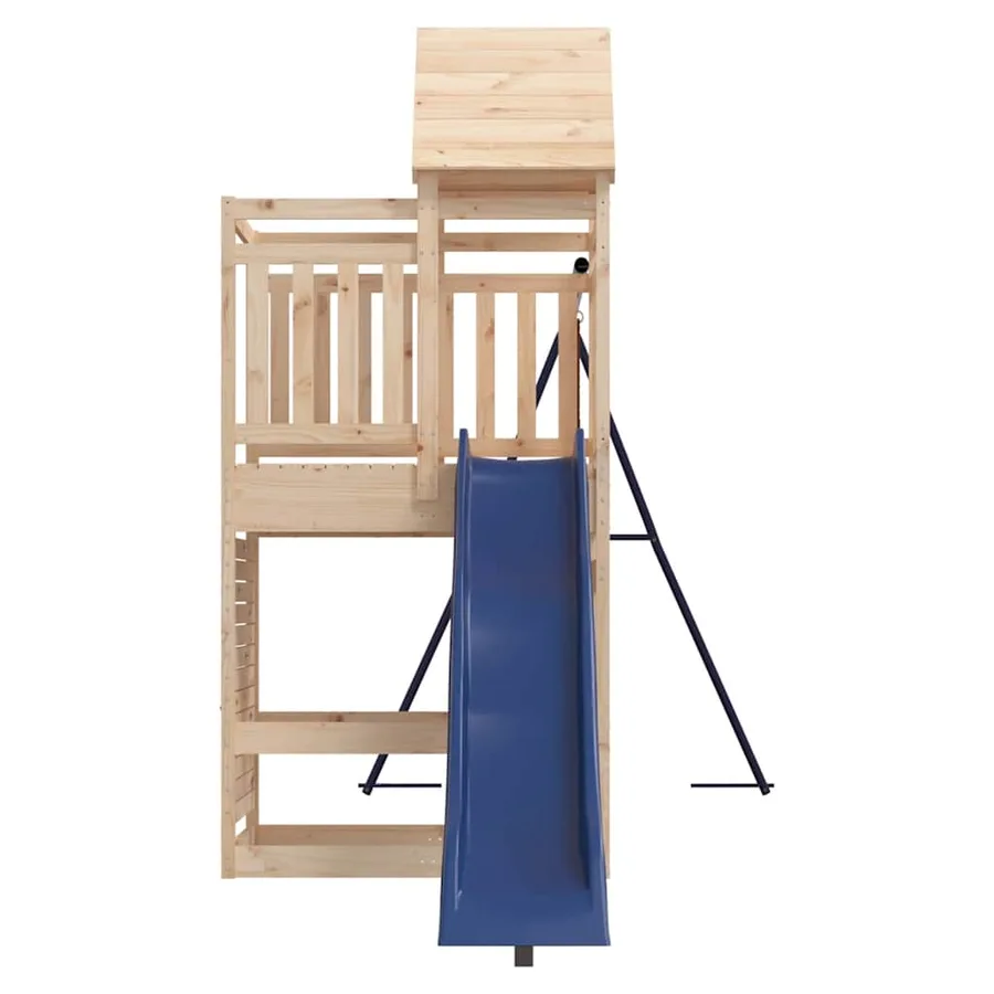Aire de jeux d'extérieur bois de pin massif - 6