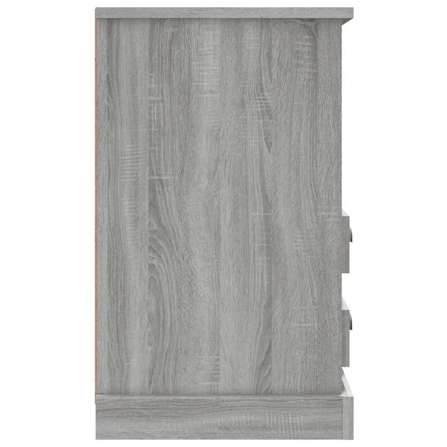 Tables de chevet 2 pcs sonoma gris 43x36x60 cm - 9