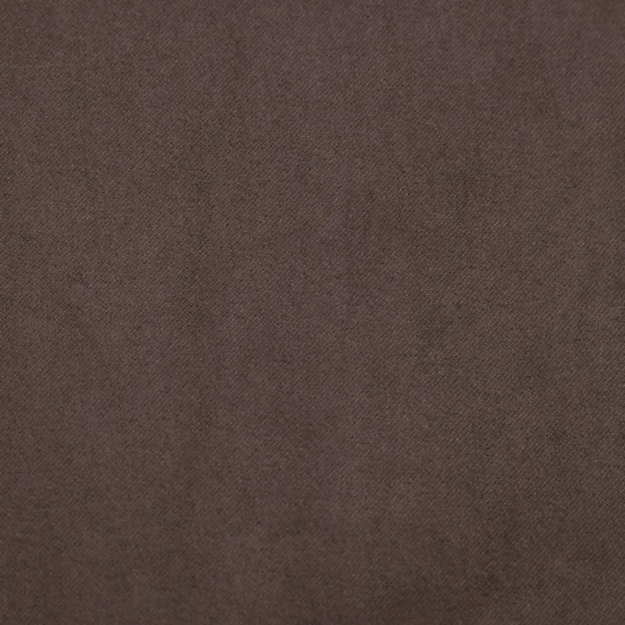 Chaise berçante avec repose-pied Marron Tissu - 11