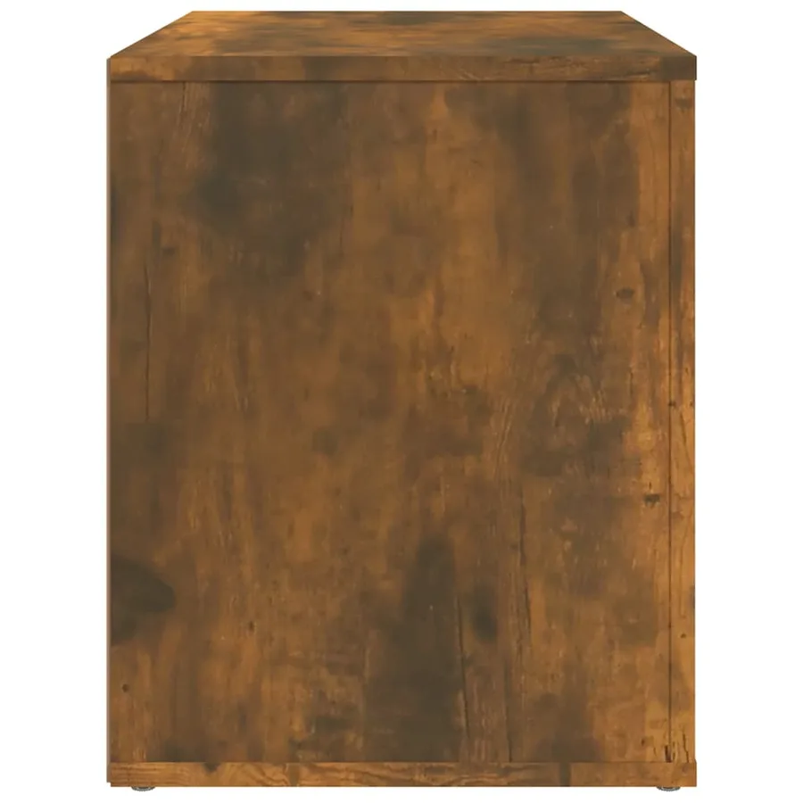 Table de chevet Chêne fumé 60x36x45 cm Bois d'ingénierie - 8