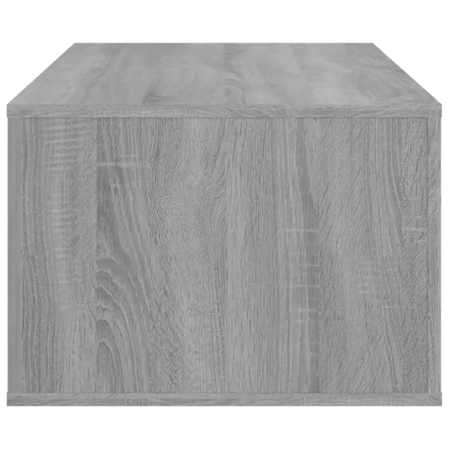 Table basse Sonoma gris 100x50,5x35 cm Bois d'ingénierie - 8