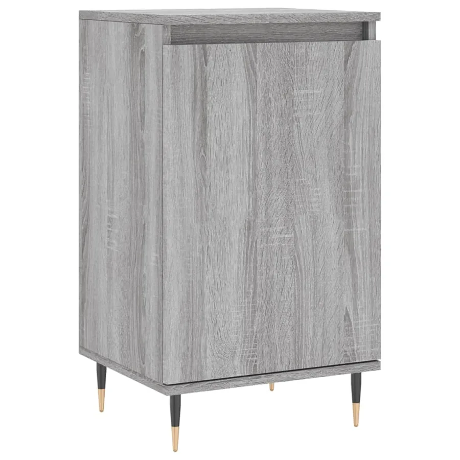 Buffet sonoma gris 40x35x70 cm bois d'ingénierie - 2