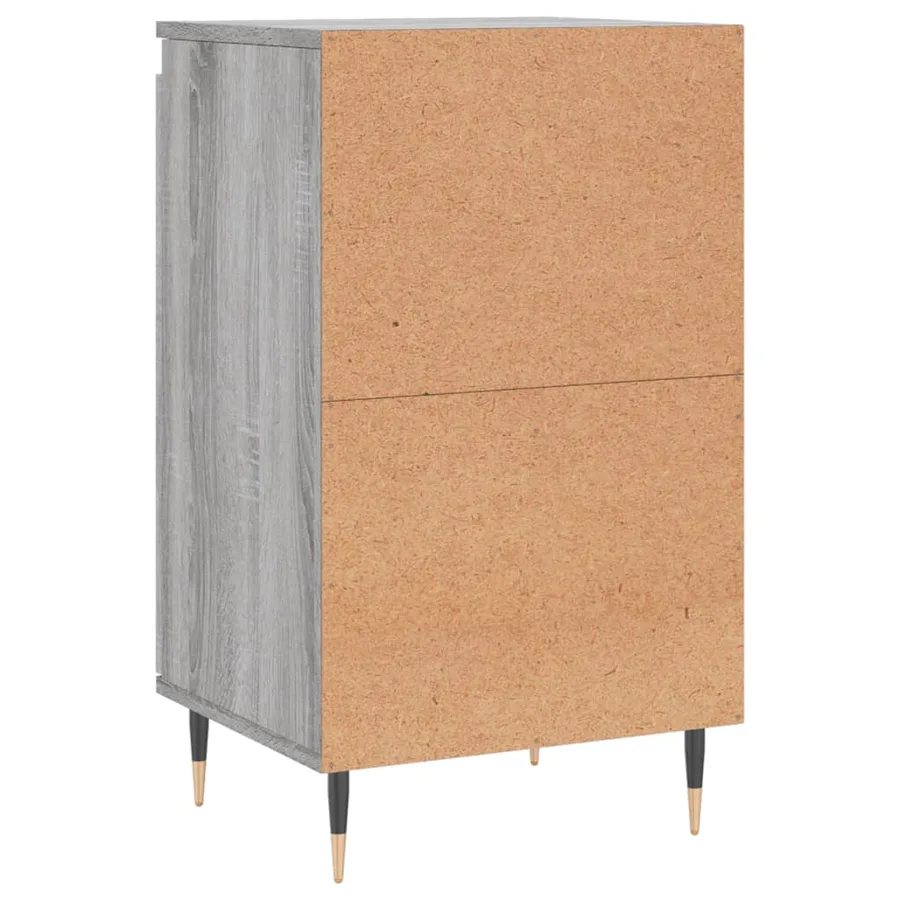 Buffet sonoma gris 40x35x70 cm bois d'ingénierie - 5