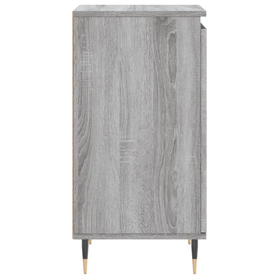Buffet sonoma gris 40x35x70 cm bois d'ingénierie - 6