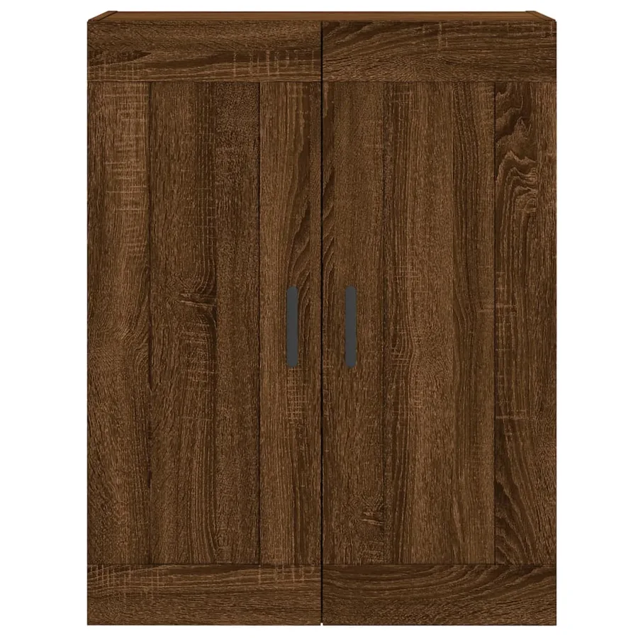 Armoire murale chêne marron 69,5x34x90 cm bois d'ingénierie - 7