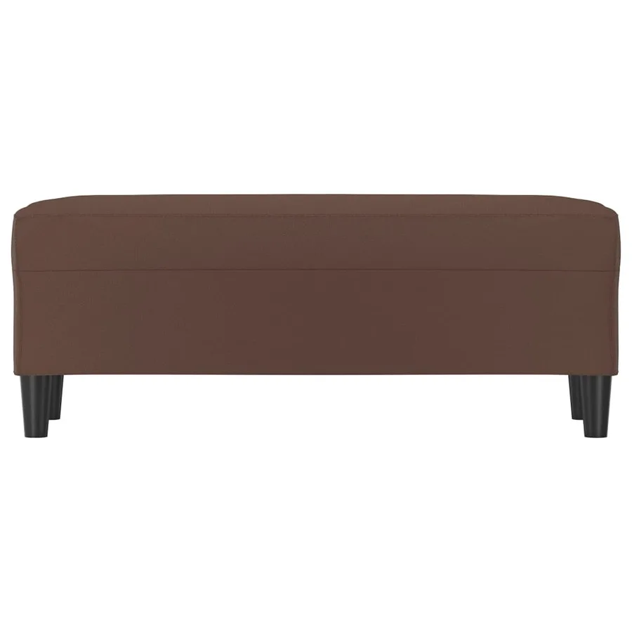 Banc Marron 100x35x41 cm Similicuir - 3