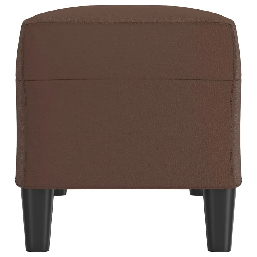 Banc Marron 100x35x41 cm Similicuir - 4
