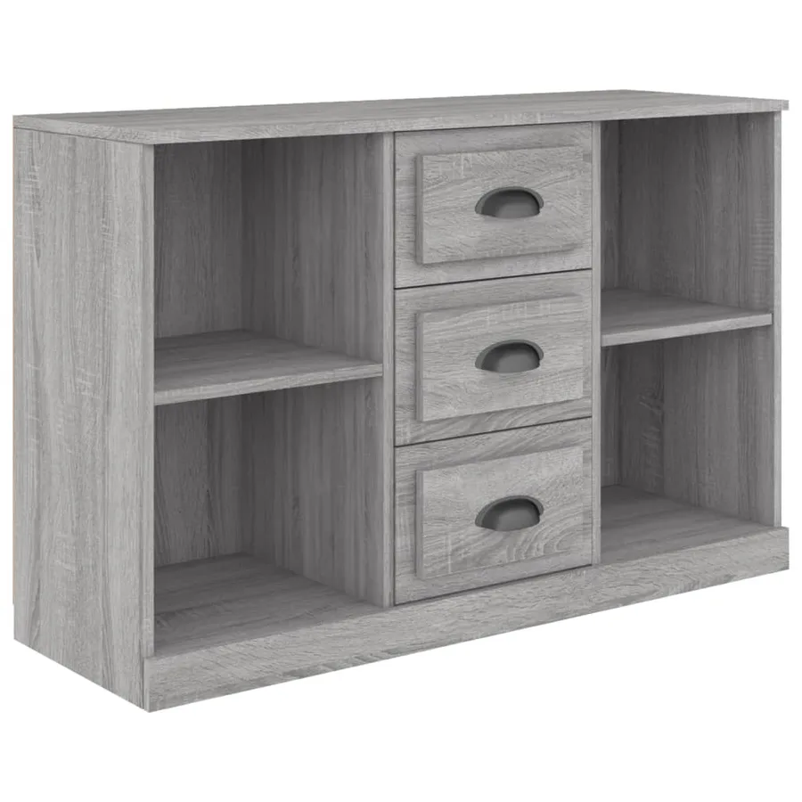 Buffet sonoma gris 104,5x35,5x67,5 cm bois d'ingénierie - 2