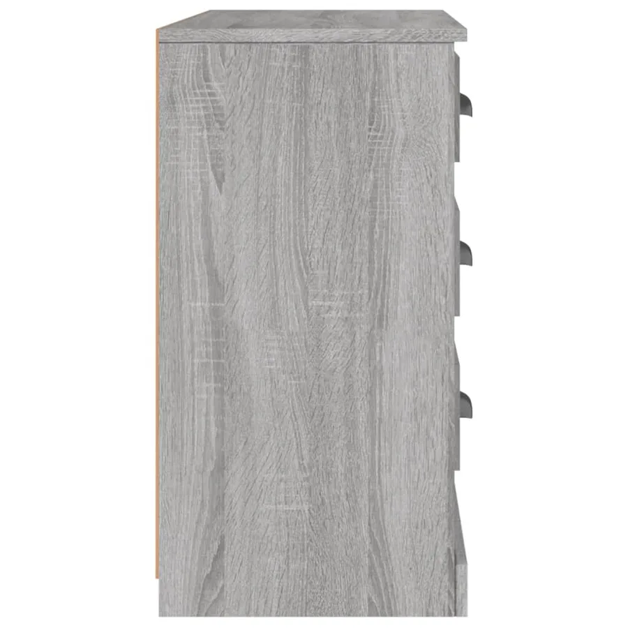 Buffet sonoma gris 104,5x35,5x67,5 cm bois d'ingénierie - 5