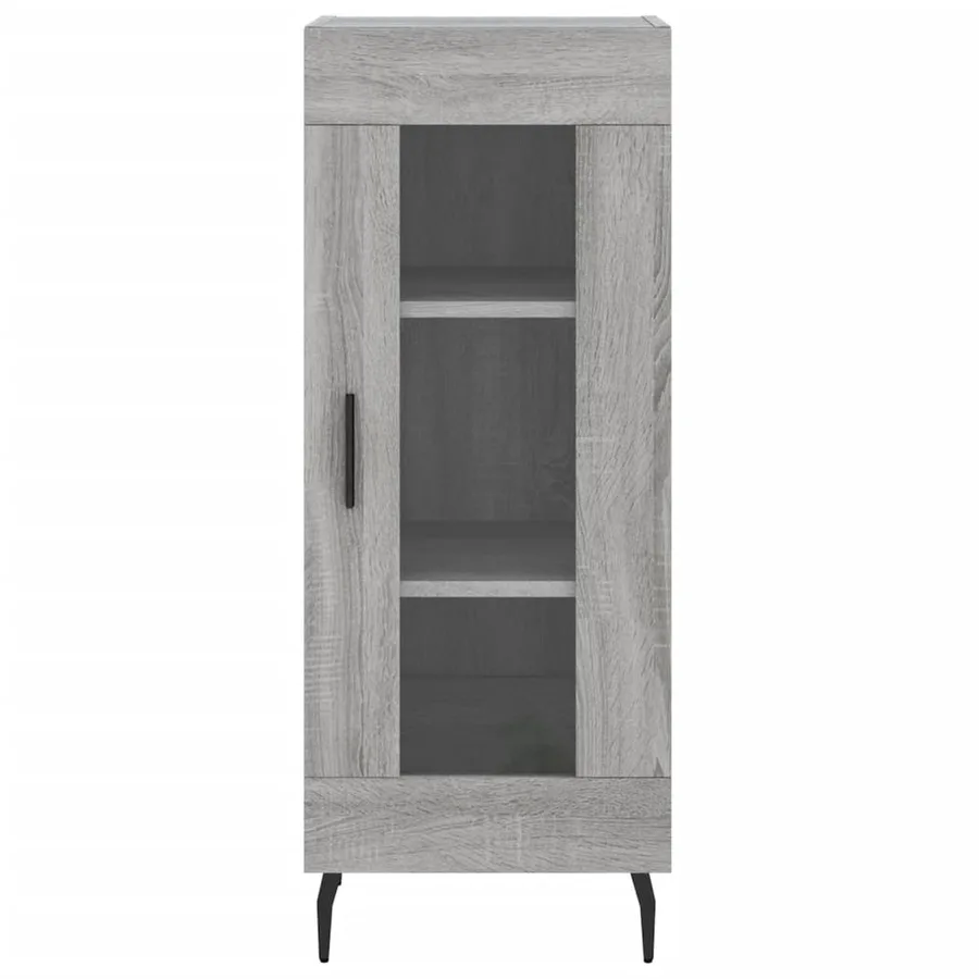 Buffet haut Sonoma gris 34,5x34x180 cm Bois d'ingénierie - 5