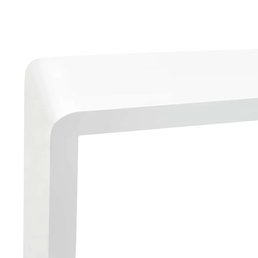 Étagères murales sous forme de cube 3 pcs Blanc MDF - 8