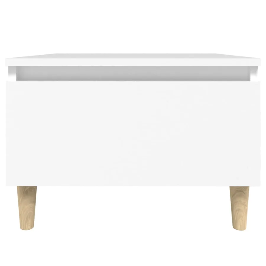 Tables d'appoint 2 pcs Blanc 50x46x35 cm Bois d'ingénierie - 8