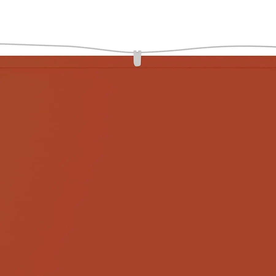 Auvent vertical Terre cuite 100x1200 cm Tissu oxford - 3