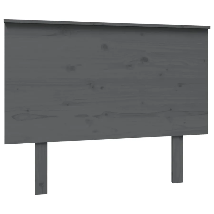 Tête de lit Gris 104x6x82,5 cm Bois massif de pin - 2