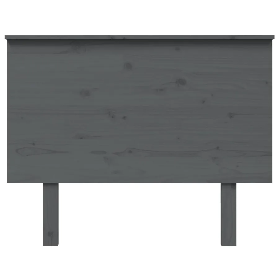 Tête de lit Gris 104x6x82,5 cm Bois massif de pin - 3