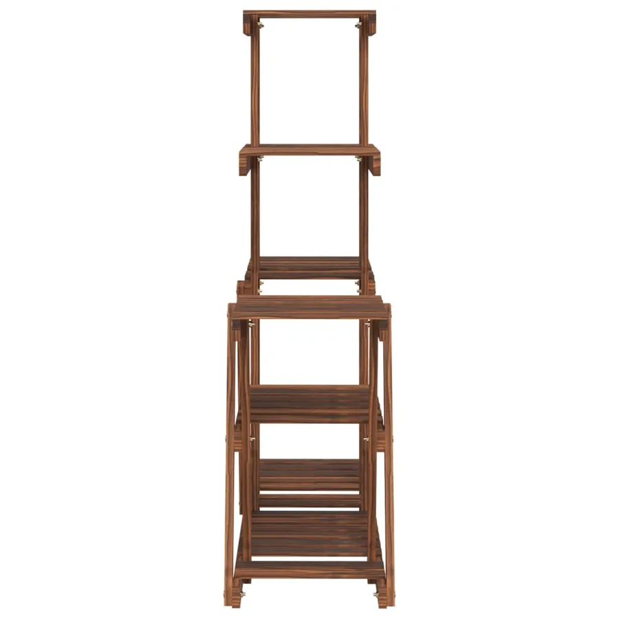Support à fleurs 95x25x96 cm bois massif de sapin - 5