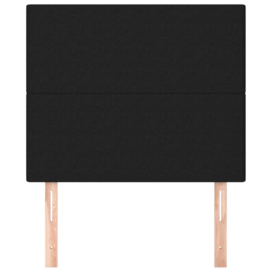 Tête de lit Noir 100x5x118/128 cm Tissu - 3