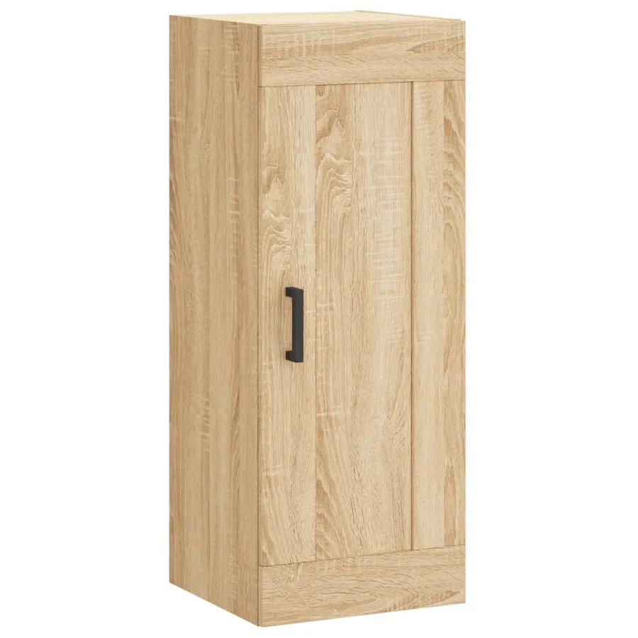 Buffet haut Chêne sonoma 34,5x34x180 cm Bois d'ingénierie - 8