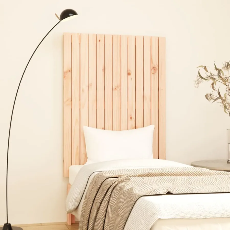 Tête de lit murale 82,5x3x110 cm Bois massif de pin