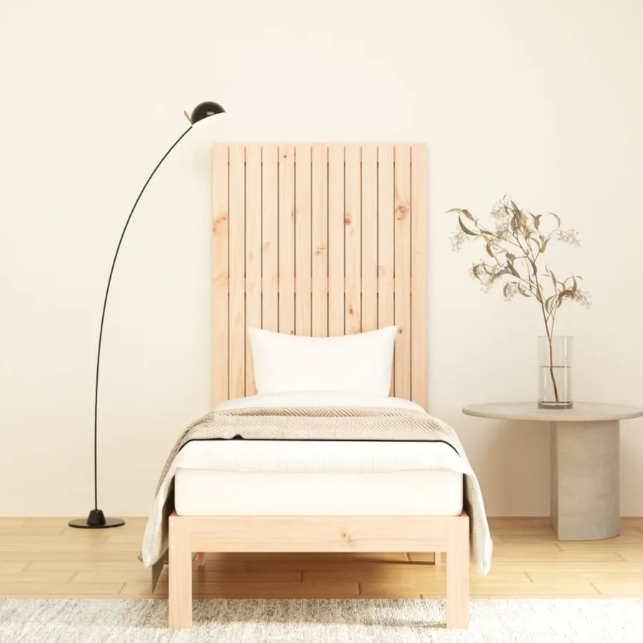 Tête de lit murale 82,5x3x110 cm Bois massif de pin - 3