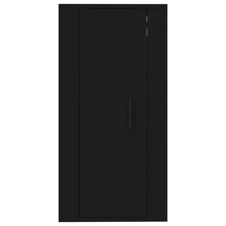 Meuble TV mural Noir 40x34,5x80 cm - 4