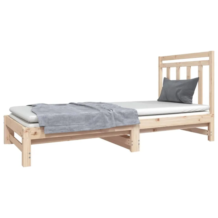 Lit coulissant sans matelas 2x(90x190) cm - 3