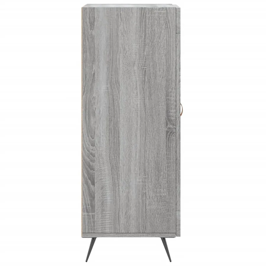 Buffet Sonoma gris 34,5x34x90 cm Bois d'ingénierie - 7