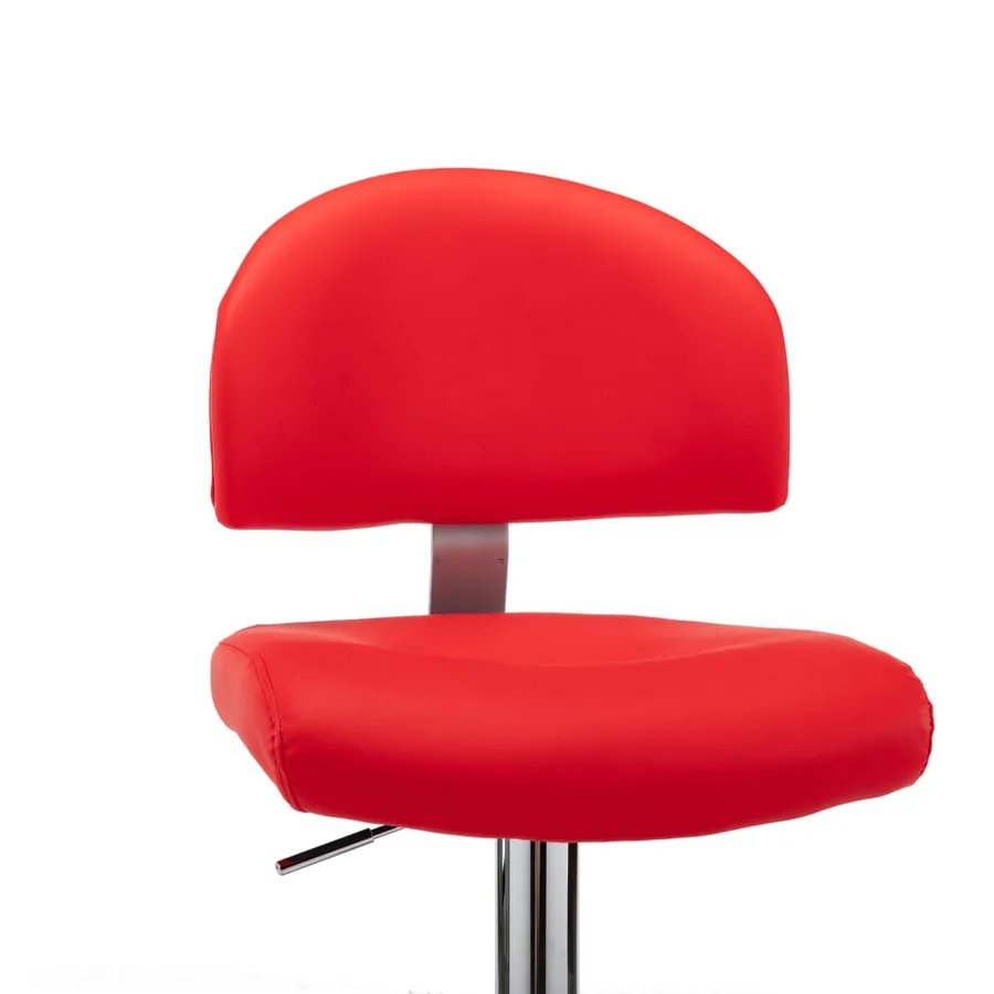 Tabouret de bar Rouge Similicuir - 6