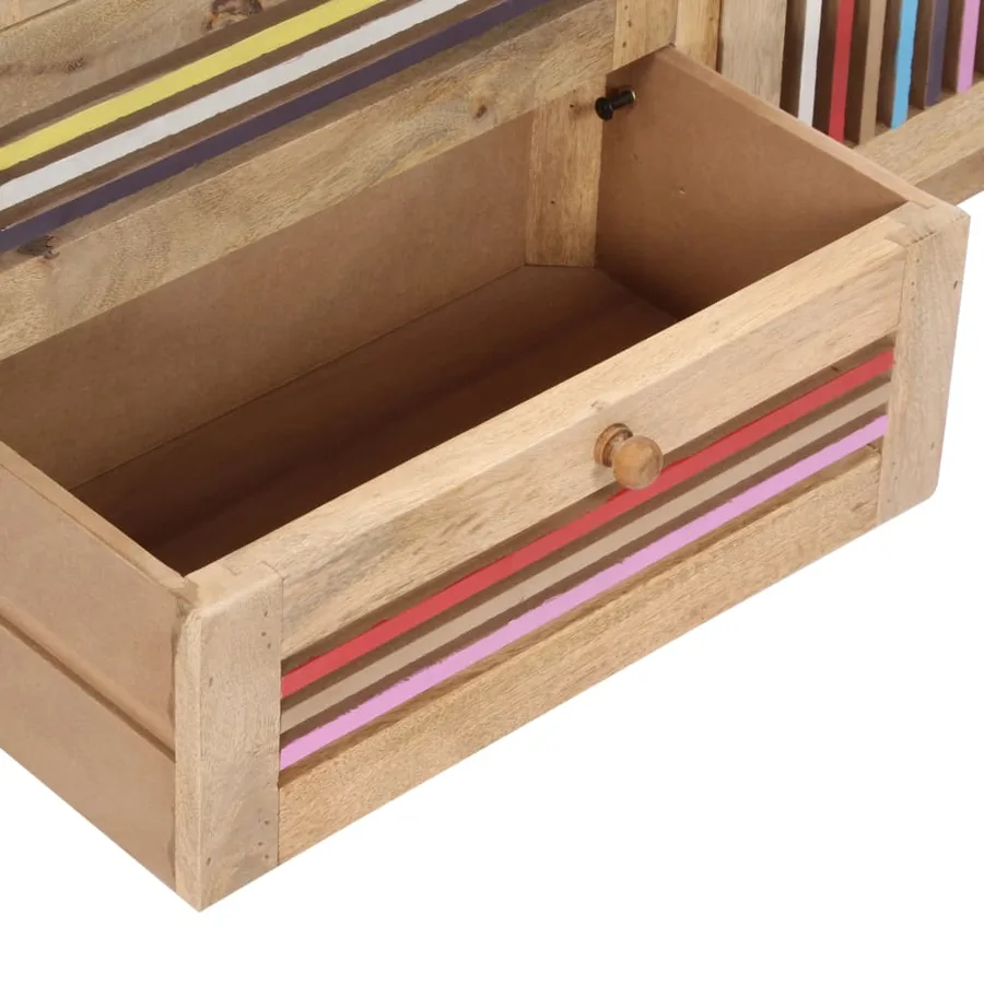 Buffet 100 x 30 x 75 cm Bois de manguier massif - 5