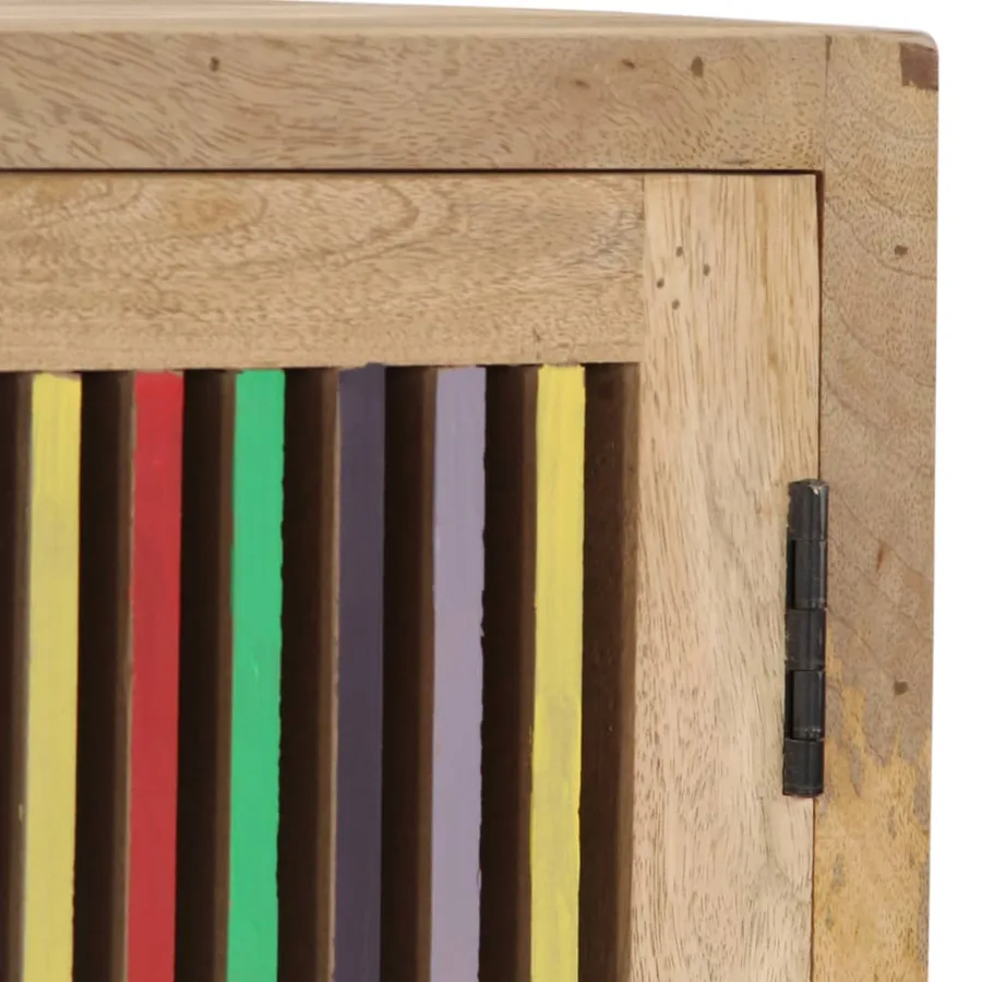 Buffet 100 x 30 x 75 cm Bois de manguier massif - 6