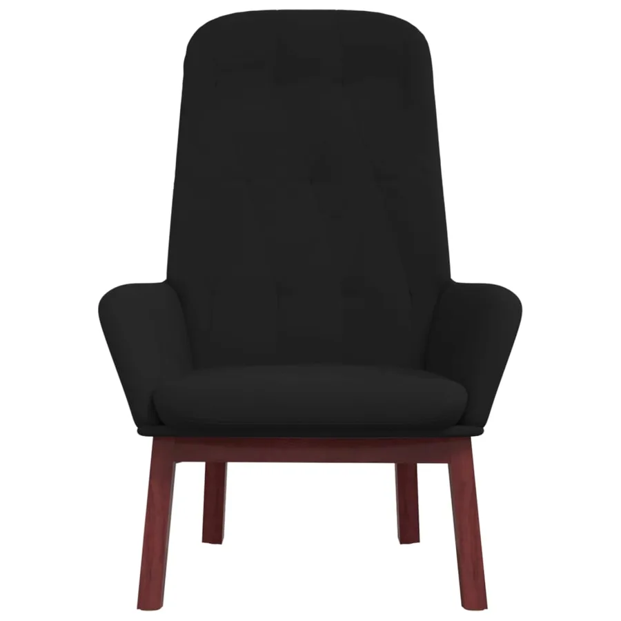 Chaise de relaxation Noir Velours - 3
