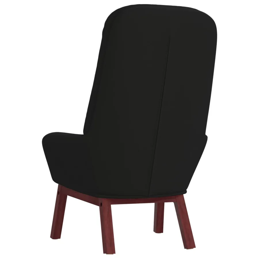 Chaise de relaxation Noir Velours - 5