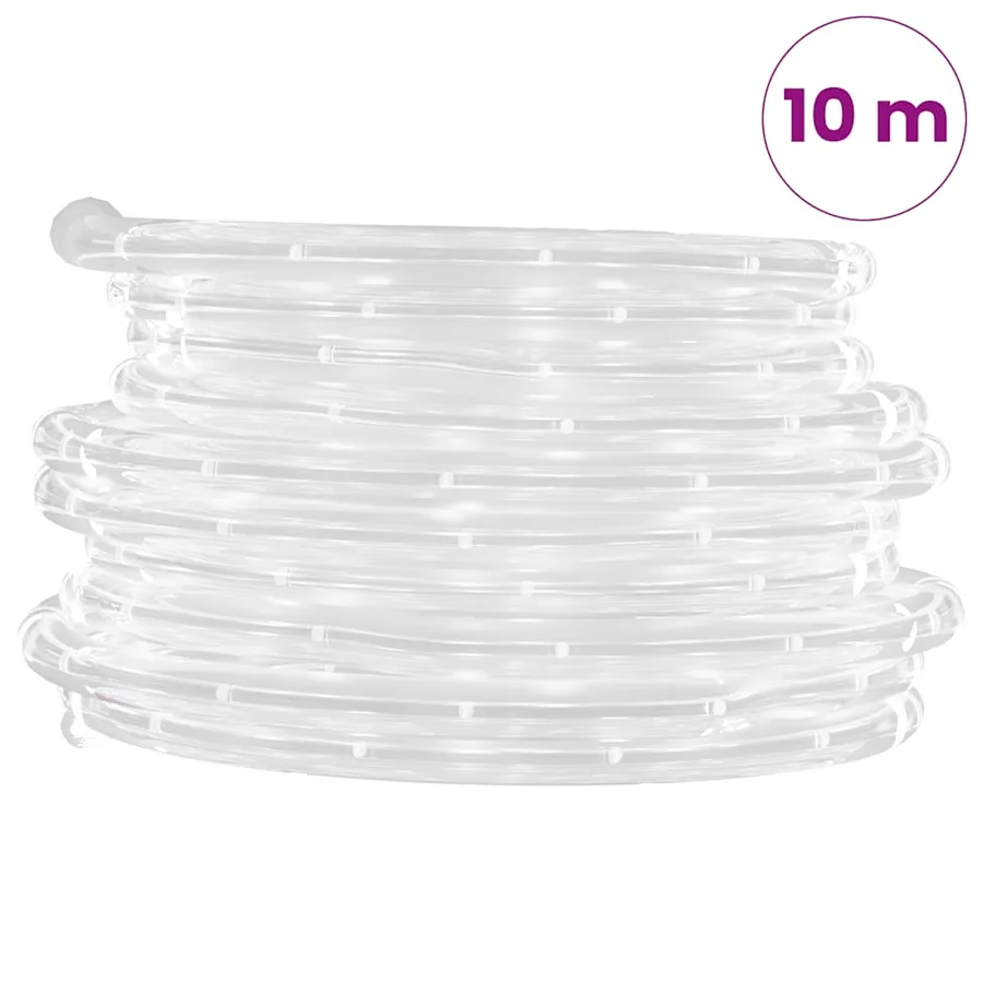 Cordon lumineux avec 240 LED Blanc froid 10 m PVC - 9