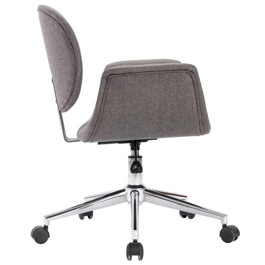 Chaises pivotantes à manger lot de 2 gris tissu - 4