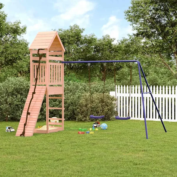 Aire de jeux d'extérieur bois massif de douglas