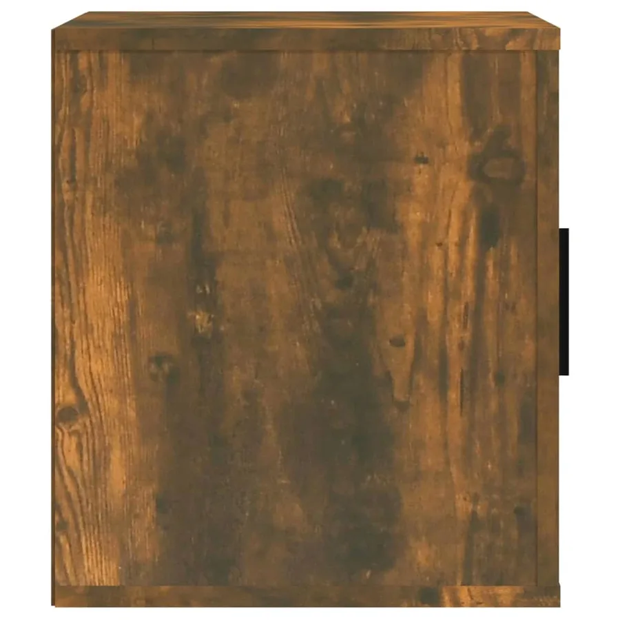 Meuble TV Chêne fumé 100x35x40 cm Bois d'ingénierie - 6