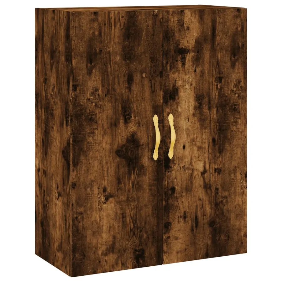 Armoire murale chêne fumé 69,5x34x90 cm - 2
