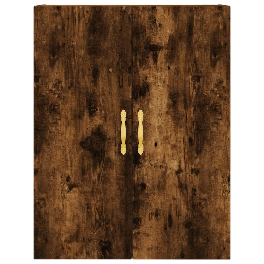 Armoire murale chêne fumé 69,5x34x90 cm - 7