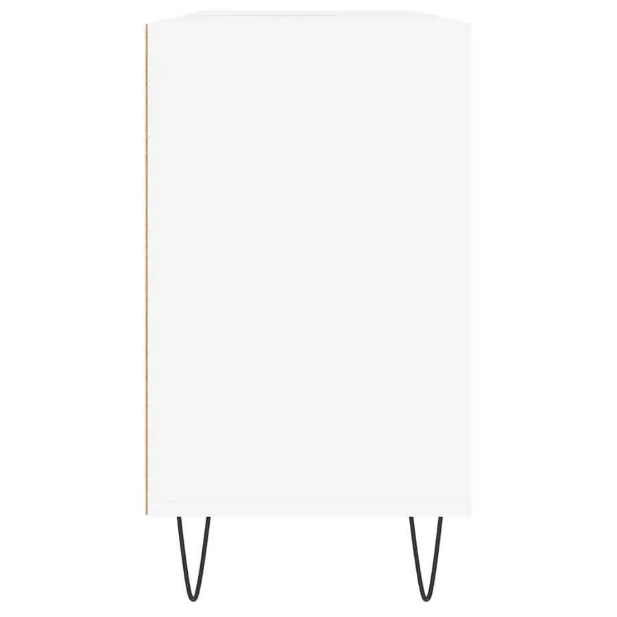 Armoire de salle de bain blanc 80x33x60 cm bois d'ingénierie - 7