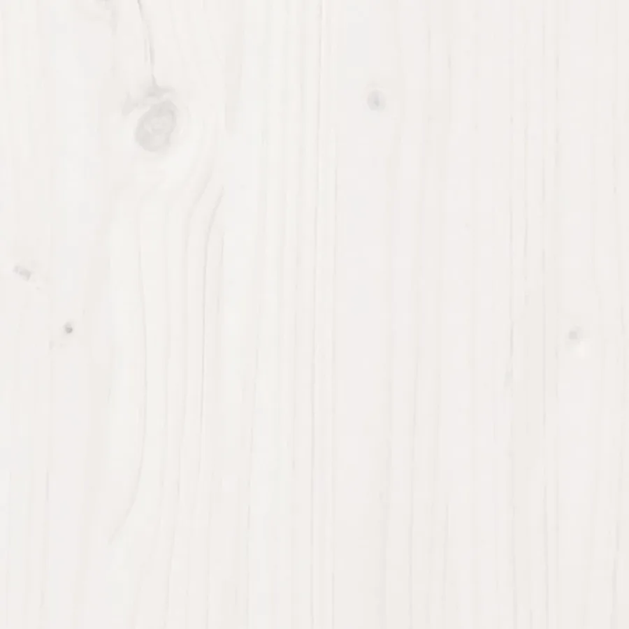 Buffet haut Blanc 80x35x154 cm Bois massif de pin - 10